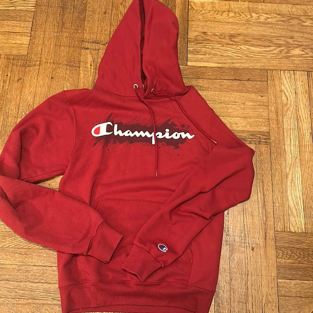 Mens Champion Logo Hoodie! Sz XS